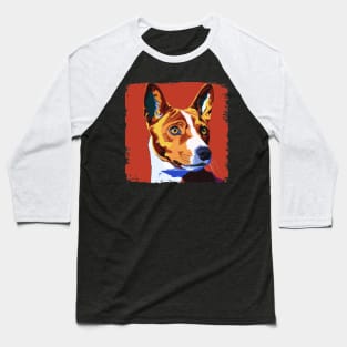 Basenji Pop Art - Dog Lover Gifts Baseball T-Shirt